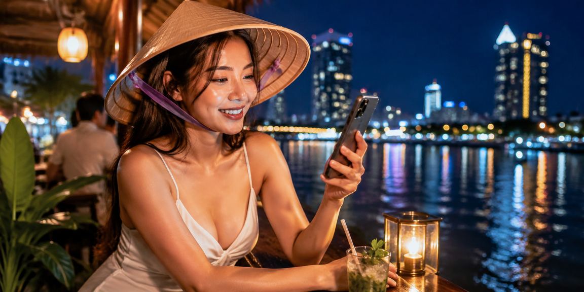 Bối cảnh miền Tây với nón lá và chủ đề baccarat trực tuyến