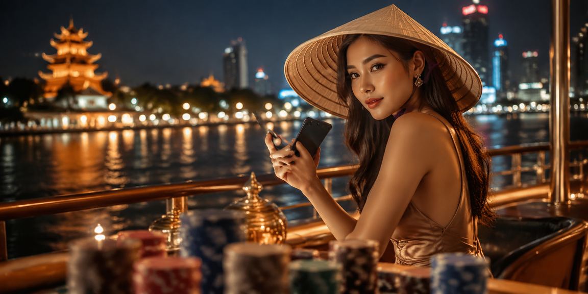 Người dùng Sài Gòn kiểm tra giao diện casino trên điện thoại di động